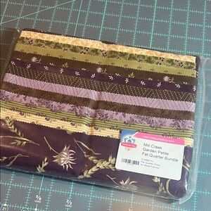 Moda Mill Creek Garden Petite Fat Quarter Bundle - Purple and Green
